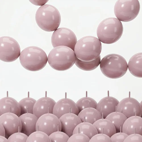 Miniatura 11 de Globos de Enlace Azul Claro, 60 Piezas de 6 Pulgadas Globos Pequeños de Enlace Rápido Azul Bebé para Hacer Pared de Globos, Arco de Corazón, Globos