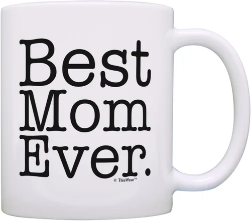 Miniatura 12 de ThisWear Regalo para el día de la madre para mamá, regalo de 11 onzas, taza de café de cerámica con asa, color rosa