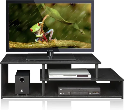 Miniatura 3 de Furinno Econ - Soporte de televisor de baja altura, color negro