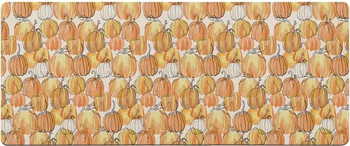 Tapete de baño con diseño abstracto de calabazas para bañera, antideslizante, de secado rápido y absorbente, de tierra de diatomeas, para ducha,