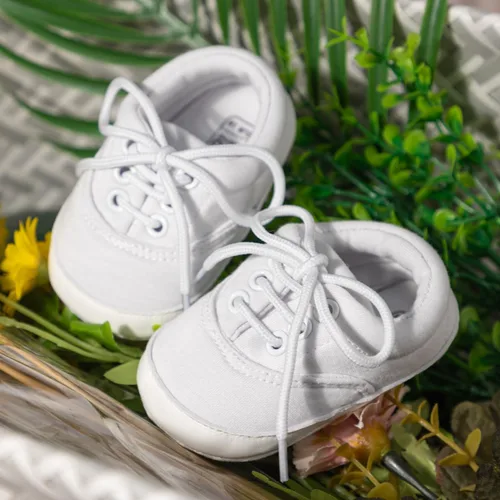Miniatura 3 de Zapatos deportivos de lona para bebés y niñas de 0 a 18 meses