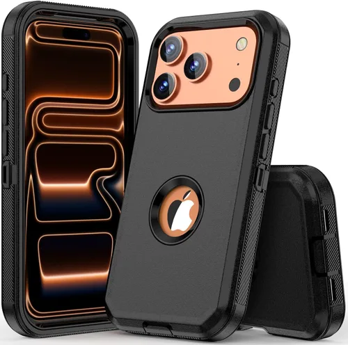 Miniatura 22 de COOYA Funda para iPhone Air de Protección Completa del Cuerpo contra Caídas, Funda Resistente a Prueba de Golpes de 3 Capas, Híbrida de Servicio