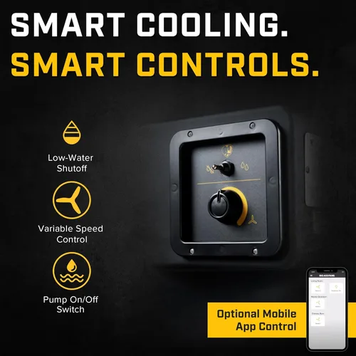 Miniatura 3 de Big Ass Fans - Enfriador evaporativo portátil Cool-Space (Cool-Space 400), ventilador de 36 pulgadas de diámetro, uso en interiores o exteriores