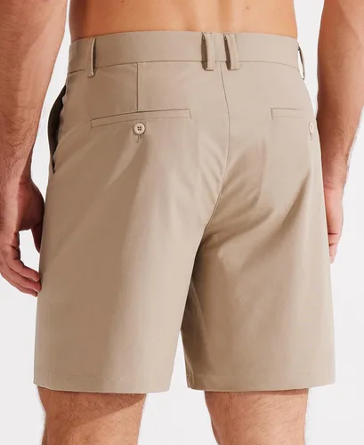 Miniatura 2 de Libin Pantalones cortos de golf para hombre, pantalones cortos de vestir casuales de trabajo con frente plano de 7 pulgadas y 9 pulgadas, elásticos