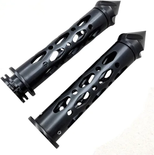 SMT-CNC 7/8 '' extremos de barra de púas Empuñaduras compatibles con Suzuki GSXR Hayabusa Yamaha FZR YZF 600 R1 R6 motocicleta [B012HTOFI4]