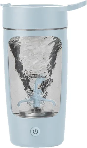Miniatura 12 de Botella mezcladora eléctrica, botellas mezcladoras para mezclas de proteínas, Tritan sin BPA Taza mezcladora portátil, recargable, para Púrpura