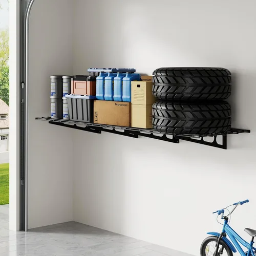 Miniatura 18 de FLEXIMOUNTS - Repisas de pared para garaje, 2 unidades Negro