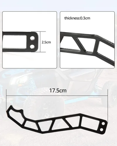 Miniatura 7 de A & UTV PRO UTV X3 - Abridor de manijas de puerta personalizadas, cierres de puerta UTV de metal para 2017-2025 Can Am Maverick X3 X DS RS Turbo R