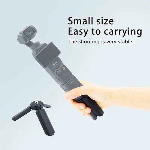 Miniatura 4 de Mini trípode para DJI Osmo Pocket 3, para bolsillo 3 cardán cámara trípodes soporte de escritorio
