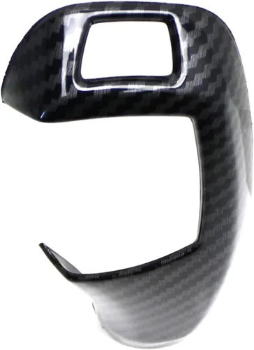 Miniatura 7 de iJDMTOY Cubierta de Decoración de Palanca de Cambios con Patrón de Fibra de Carbono Negro Brillante Compatible con BMW Fxx Serie 2 3 4 5 7 X3 X4 X5
