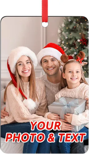 Miniatura 13 de Adornos con nombre de letra para árbol de Navidad, adornos de Navidad personalizados 2025, adornos de nombre inicial personalizados, decoraciones