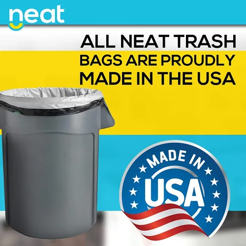 Miniatura 3 de Neat Tall Kitchen - Bolsas de basura con cordón de 30 galones (25 unidades) – Triple capa de material fortificado, ecológico, 50% reciclado