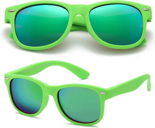 Miniatura 17 de PolarSpex - Lentes de sol para niños pequeños con protección UV – Lentes de sol polarizados irrompibles para niños y niñas de 2 a 8 años con estuche
