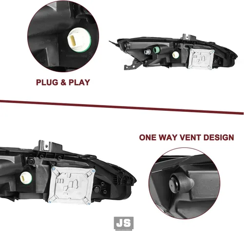 Miniatura 6 de JSBOYAT Compatible con 2014-2018 Jeep Cherokee Luz LED DRL de estacionamiento Señal de giro estilo OE Faros LED DRL cromados para parachoques Señal