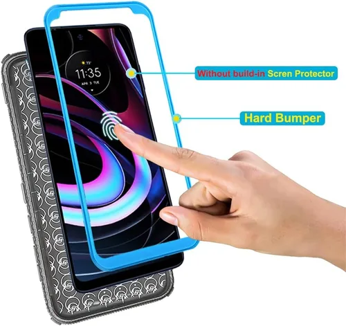 Miniatura 3 de Asuwish Funda de teléfono para LG K30 2018/Premier Pro LTE/Phoenix Plus/Harmony 2/K10/K11/Xpression cubierta híbrida a prueba de golpes cuerpo