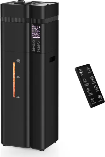 Humidificadores de 13L/3.4 galones para dormitorio, humidificador ultrasónico de niebla cálida y fría para habitación grande, cubre 800 pies