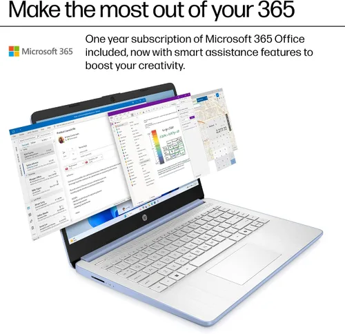 Miniatura 3 de HP Pavilion Laptop 2026 Notebook para estudiantes y trabajo remoto, Intel N150, 8 GB de RAM, 128 GB de almacenamiento, tarjeta SD de 256 GB, ligera