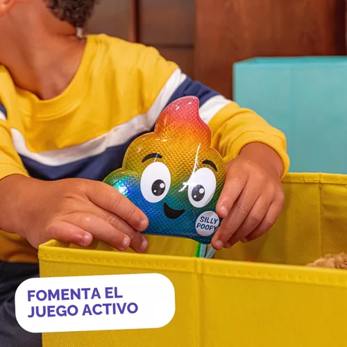 Miniatura 3 de What Do You Meme? Silly Poopy's Hide & Seek - Juguete de popó con los colores del arco iris que habla y canta, para fomentar el juego activo a