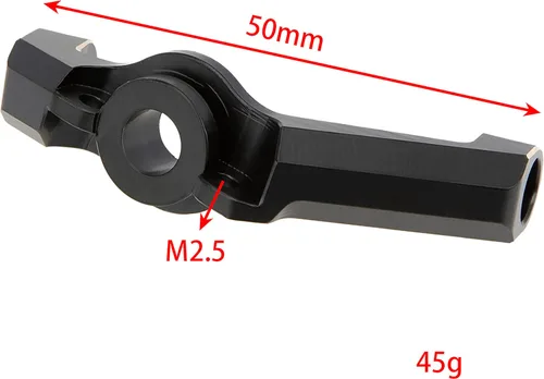 Miniatura 3 de MEUS RACING UTB18 Bujes C de latón 0.71 oz/pc para AXIAL UTB18 Capra Trail Buggy 1/18 RC Crawler #AXI212009, negro