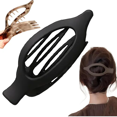 Miniatura 11 de Pinzas planas para el cabello para mujeres - 2026 Nuevas pinzas de garra planas para mujeres, pinzas de pico de pato para cabello grueso o fino
