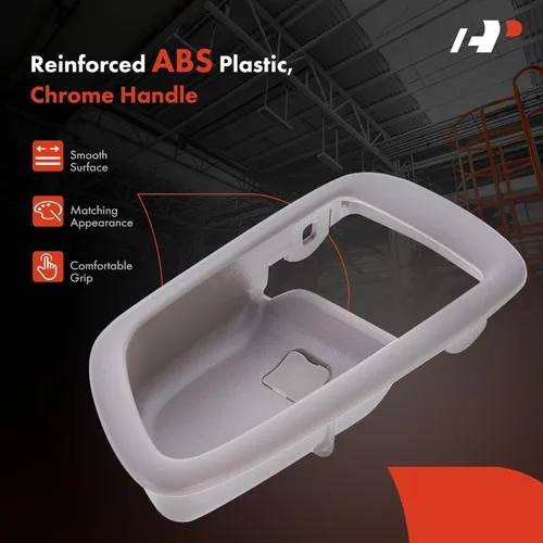 Miniatura 3 de A-Premium Bisel de manija de puerta interior del lado del conductor delantero o trasero izquierdo compatible con Toyota Tundra 2004-2006 Crew Cab