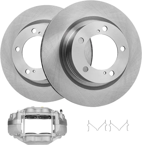 Miniatura 17 de Detroit Axle - Rotores de disco delantero de 13.898 in Reemplazo de pinza de freno lateral del pasajero para Dodge Ram 1500 2500 3500 2006-2008