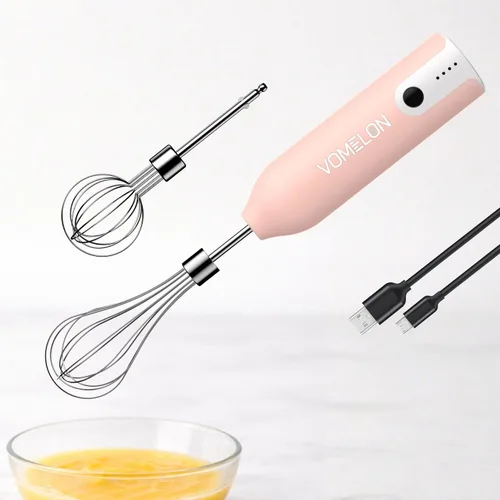 Miniatura 11 de Batidor de huevos, batería recargable de control inalámbrico eléctrico de múltiples velocidades, batidor de globos para huevos, crema de batido