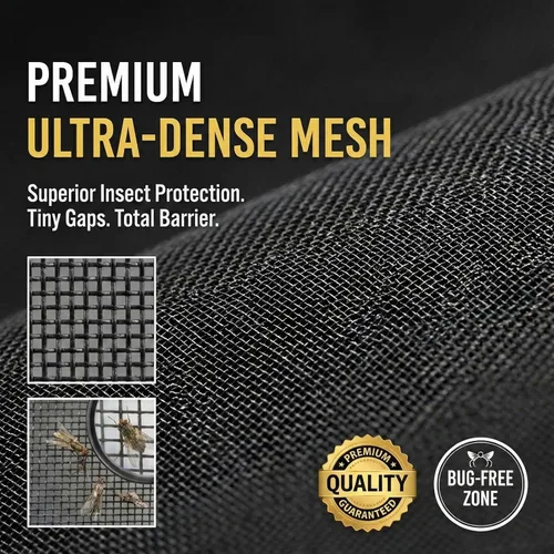 Miniatura 3 de Puerta Mosquitera Magnética Premium, Malla Reforzada de Servicio Pesado, Tejido Ultra-Denso, Cierre Automático Suave, Para Mascotas y Niños – Manos
