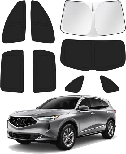 Miniatura 61 de Canvcle Parasol para parabrisas para Honda Civic de 11ª generación 2022-2025 2026 (no para Hatchback), kit de cubierta para ventana trasera lateral