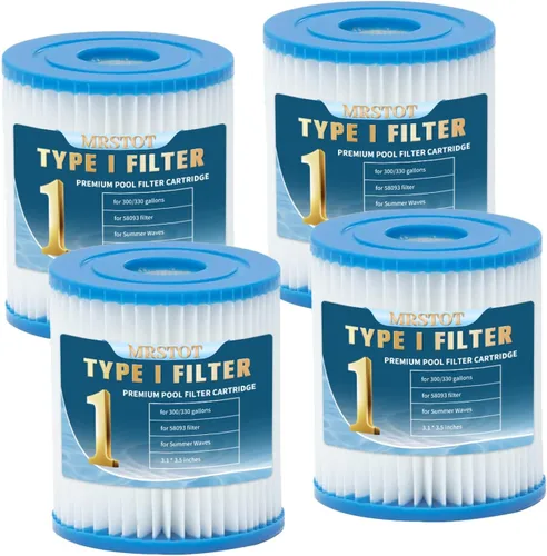 Cartucho de filtro tipo I para piscinas, cartucho de filtros de repuesto para 58093, para ondas de verano, para bombas de filtro de 300/330 gales/H