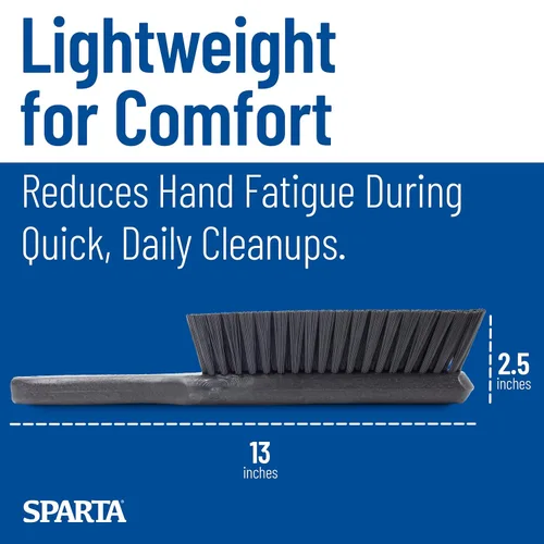 Miniatura 3 de SPARTA - Cepillo suave de mano para mostrador, cerdas de 8 pulgadas, cepillo multiusos con mango de 5 pulgadas para mesas, encimeras y superficies