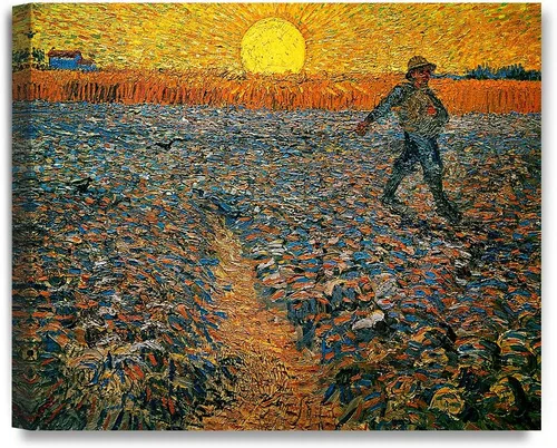 Miniatura 37 de DECORARTS - Serie de pinturas enmarcadas de Vincent Van Gogh (favoritos) – impresión giclée de arte en lienzo.