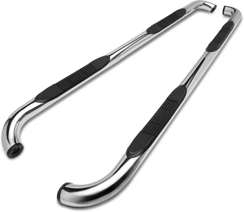 TAC - Estribos laterales de 3 pulgadas para RAM 1500 Crew Cab 2019-2026 (excluye RAM 1500 Classic 2019-2024) Accesorios de recogida de camiones,