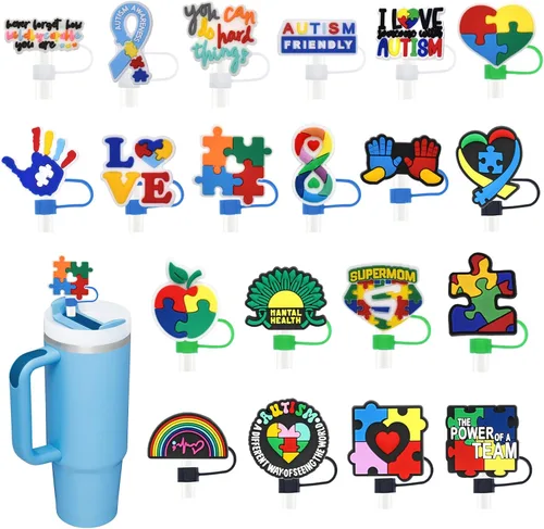 Miniatura 17 de 19 tapas de pajitas con diseño de juego para vaso Stanley de 40 oz/30 oz, tapa de pajita reutilizable de 10 mm, accesorios bonitos para la parte
