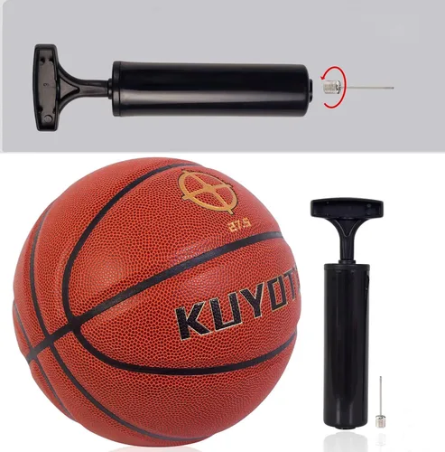 Miniatura 7 de KUYOTQ Kids Toddler Youth Adult Size 3/4/5/6/7 Basketball 22/25.5/27.5/28.5/29.5" Thickened Rubber or Faux Leather Indoor Outdoor Basketball for