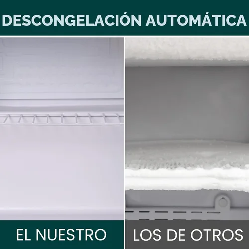 Miniatura 3 de Upstreman Mini refrigerador retro de 1.7 pies cúbicos, bajo ruido, ahorro de energía, termostato ajustable, una sola puerta, abrebotellas lateral