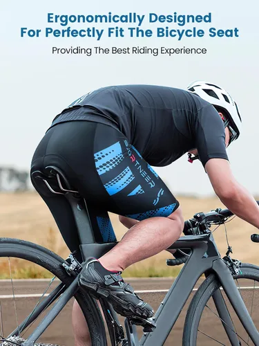 Miniatura 37 de Sportneer Pantalones cortos de ciclismo acolchados para hombre, acolchado 4D, pantalones cortos de ciclismo para hombre, transpirables y absorbentes