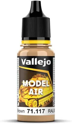 Vallejo Pintura marrón camuflaje, 0.6 fl oz Camuflaje Marrón 0.6 fl oz