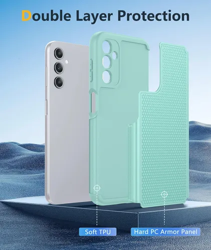 Miniatura 164 de FNTCASE Funda para iPhone 17 Pro: Fundas delgadas translúcidas de color azul claro compatibles con MagSafe, protección completa de la cámara
