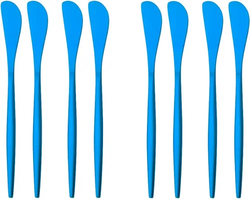 Miniatura 13 de Puzhler 8 piezas de cuchillo de mantequilla de espejo cuchillo de postre de queso cuchillo de mermelada de acero inoxidable cuchillo de cocina