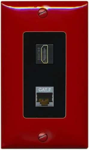 Miniatura 19 de RiteAV Placa de pared HDMI y Cat7 - 1 banda [marrón/marrón]