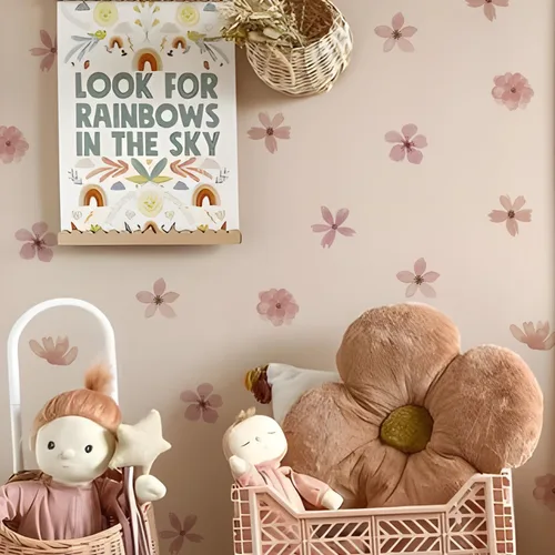 Miniatura 9 de Calcomanías de pared de lunares coloridos, pegatinas de pared de puntos de acuarela para niños, bebés, niñas, adolescentes y habitación de guardería