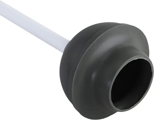 Miniatura 3 de Clorox Destapador de inodoro con soporte oculto y organizador de diseño compacto resistente con base de goma antideslizante para almacenamiento