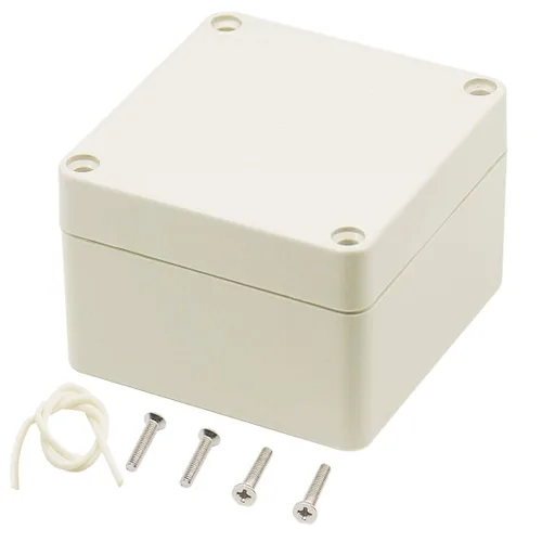 Miniatura 18 de Zulkit Caja de conexiones de plástico ABS a prueba de polvo impermeable IP65 Cajas eléctricas universales Caja de proyectos Gris 3.3 x 2.3 x 1.3