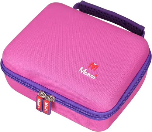Miniatura 5 de Estuche de transporte de almacenamiento compatible con el juego de letras magnéticas Leapfrog Fridge Phonics, rosa, solo funda