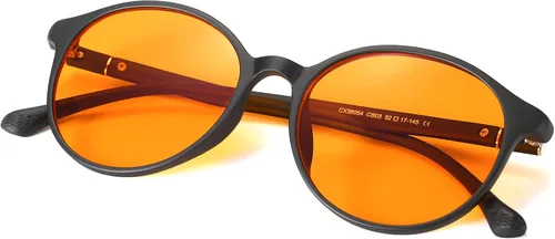 LIKSMU Gafas de bloqueo de luz azul para computadora, juegos, TV, teléfono, gafas para dormir, mujeres y hombres, filtro profesional anti fatiga