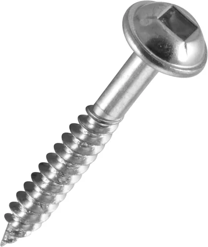 Trend Tornillos de bolsillo para maderas duras, 1 1/4 pulgadas de largo, paquete de 500, tornillos de rosca autorroscante con cabeza cuadrada fina,