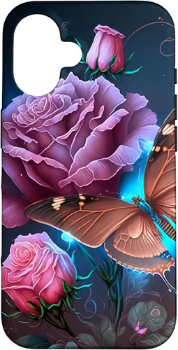 Miniatura 32 de Family Butterfly Rose Flower Firefly PC Case for iPhone 17