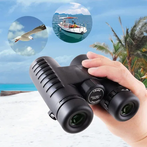 Miniatura 4 de 10x42 Binoculars, Black Binoculars for Adults and Kids, High-Powered Binoculars for Hunting, Birdwatching, and More
