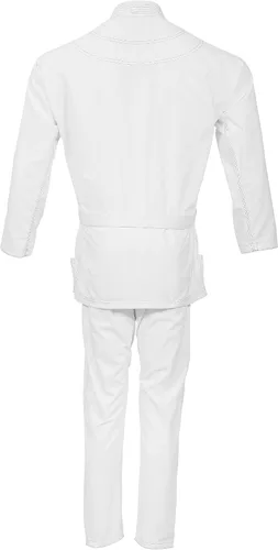 Miniatura 3 de Summer Edition - Kimono ultraligero BJJ Gi Uniforme - Peso ligero 100% algodón (cinturón blanco)